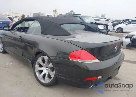 2006 BMW 650I z USA, uszkodzony, nr VIN WBAEK134X6CN80236